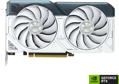 Photo de Carte Graphique Nvidia Asus GeForce RTX 4060 Dual OC White 8Go