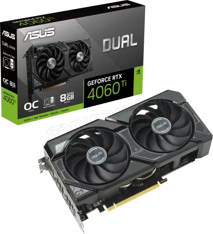 Photo de Carte Graphique Nvidia Asus GeForce RTX 4060 Ti Dual SSD OC 8Go