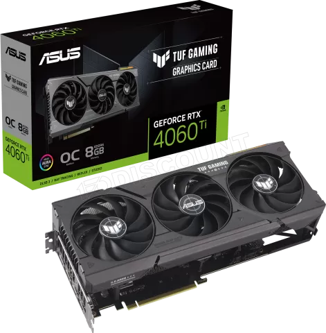 Photo de Carte Graphique Nvidia Asus GeForce RTX 4060 Ti Tuf Gaming OC 8Go