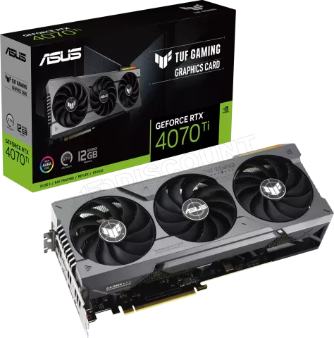 Photo de Carte Graphique Nvidia Asus GeForce RTX 4070 Ti Tuf Gaming 12Go