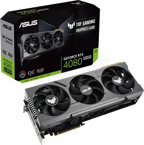 Photo de Carte Graphique Nvidia Asus GeForce RTX 4080 Super Tuf Gaming OC 16Go