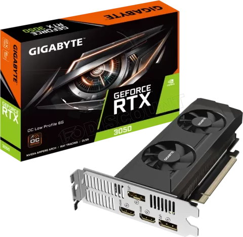 Photo de Carte Graphique Nvidia Gigabyte GeForce RTX 3050 OC 6Go Low Profile