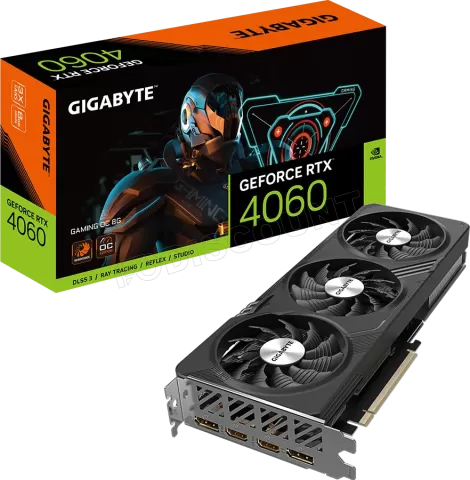 Photo de Carte Graphique Nvidia Gigabyte GeForce RTX 4060 Gaming OC 8Go