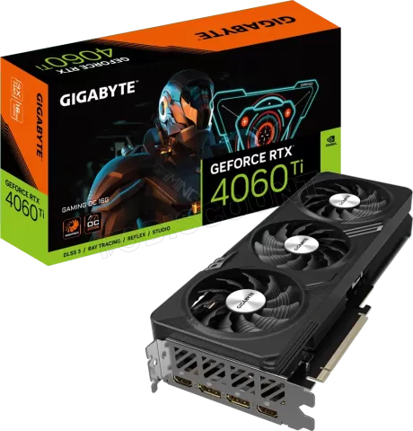 Photo de Carte Graphique Nvidia Gigabyte GeForce RTX 4060 Ti Gaming OC 16Go