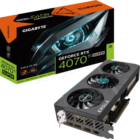 Photo de Carte Graphique Nvidia Gigabyte GeForce RTX 4070 Ti Super Eagle OC 16Go