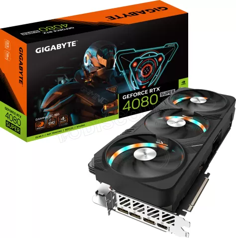 Photo de Carte Graphique Nvidia Gigabyte GeForce RTX 4080 Super Gaming OC 16Go