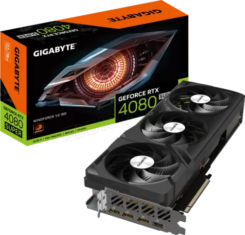 Photo de Carte Graphique Nvidia Gigabyte GeForce RTX 4080 Super WindForce v2 16Go