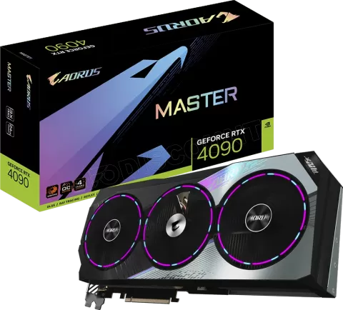 Photo de Carte Graphique Nvidia Gigabyte GeForce RTX 4090 Aorus Master 24Go