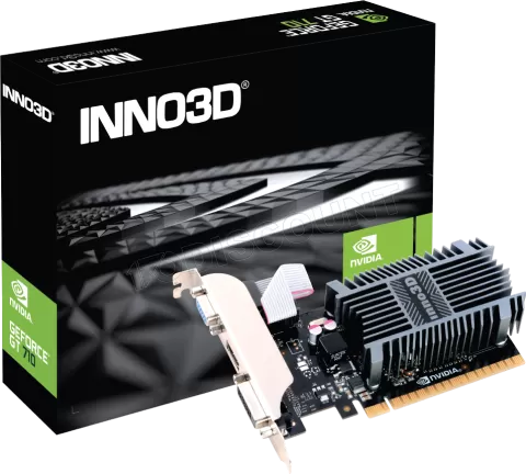 Photo de Carte Graphique Nvidia Inno3D GeForce GT710 2Go Low Profile Passive