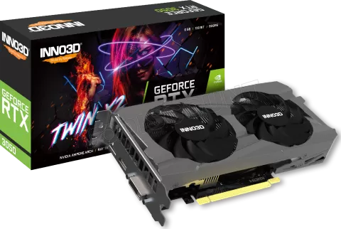 Photo de Carte Graphique Nvidia Inno3D GeForce RTX 3050 Twin X2 6Go