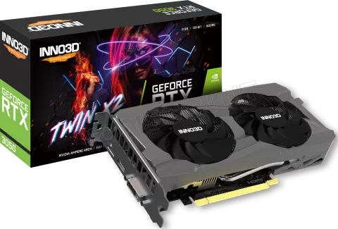 Photo de Carte Graphique Nvidia Inno3D GeForce RTX 3050 Twin X2 8Go