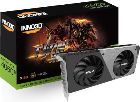 Photo de Carte Graphique Nvidia Inno3D GeForce RTX 4060 Ti Twin X2 16Go