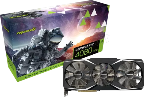 Photo de Carte Graphique Nvidia Manli GeForce RTX 4080 16Go