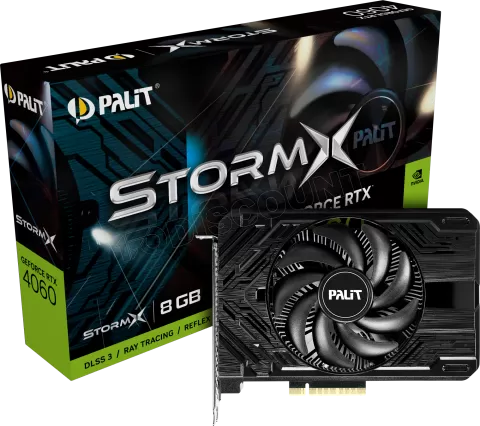 Photo de Carte Graphique Nvidia Palit GeForce RTX 4060 StormX 8Go Mini ITX