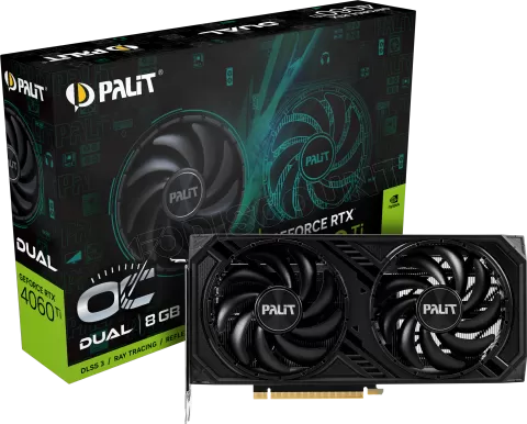 Photo de Carte Graphique Nvidia Palit GeForce RTX 4060 Ti Dual OC 8Go