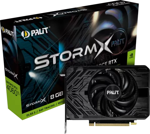 Photo de Carte Graphique Nvidia Palit GeForce RTX 4060 Ti StormX 8Go Mini ITX