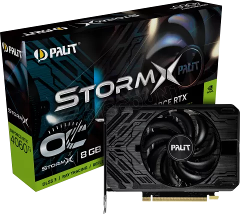 Photo de Carte Graphique Nvidia Palit GeForce RTX 4060 Ti StormX OC 8Go Mini ITX