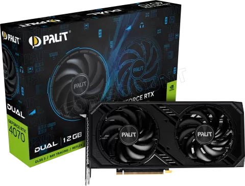 Photo de Carte Graphique Nvidia Palit GeForce RTX 4070 Dual 12Go