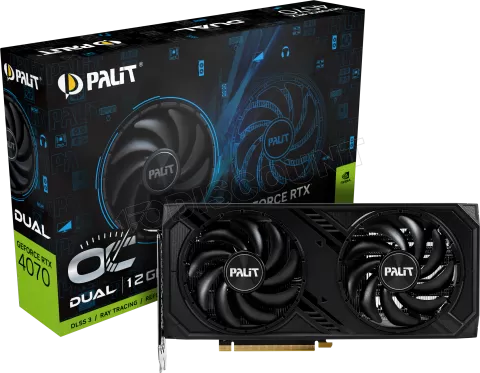 Photo de Carte Graphique Nvidia Palit GeForce RTX 4070 Dual OC 12Go