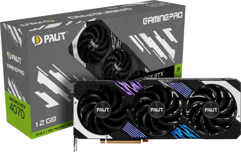 Photo de Carte Graphique Nvidia Palit GeForce RTX 4070 GamingPro 12Go