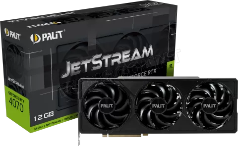 Photo de Carte Graphique Nvidia Palit GeForce RTX 4070 JetStream 12Go