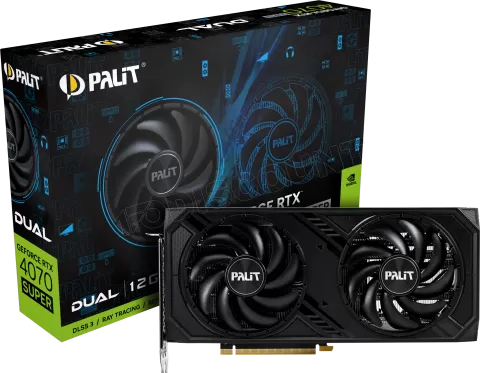 Photo de Carte Graphique Nvidia Palit GeForce RTX 4070 Super Dual 12Go