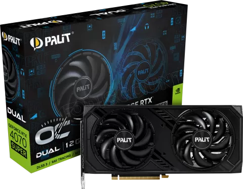 Photo de Carte Graphique Nvidia Palit GeForce RTX 4070 Super Dual OC 12Go