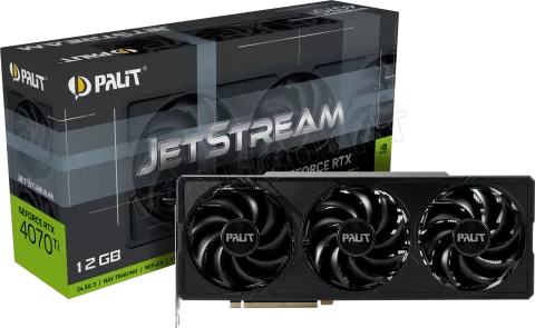 Photo de Carte Graphique Nvidia Palit GeForce RTX 4070 Ti JetStream 12Go