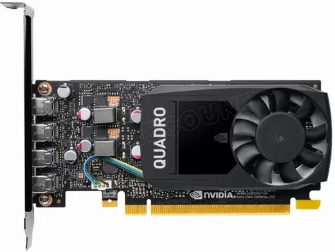 Photo de Carte Graphique Nvidia PNY Professional Quadro P1000 V2 4Go (Bulk)