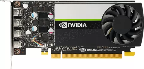 Photo de Carte Graphique Nvidia PNY Professional Turing T1000 4Go Low Profile Mini ITX