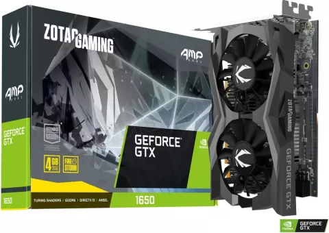 Photo de Carte Graphique Nvidia Zotac GeForce GTX 1650 Amp Core 4Go