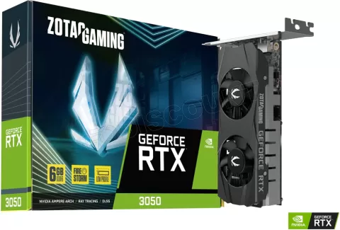 Photo de Carte Graphique Nvidia Zotac GeForce RTX 3050 6Go Low Profile Mini ITX