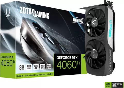 Photo de Carte Graphique Nvidia Zotac GeForce RTX 4060 Ti Twin Edge OC 8Go