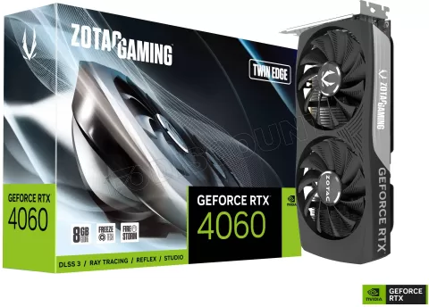 Photo de Carte Graphique Nvidia Zotac GeForce RTX 4060 Twin Edge 8Go