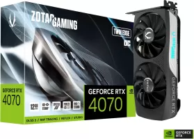 Photo de Carte Graphique Nvidia Zotac GeForce RTX 4070 Twin Edge OC 12Go