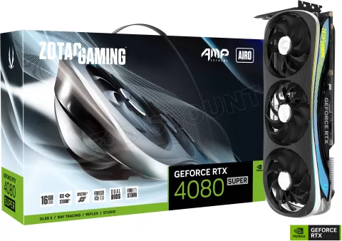 Photo de Carte Graphique Nvidia Zotac GeForce RTX 4080 Super Amp Extreme Airo 16Go