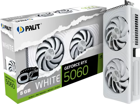 Photo de Carte Graphique Palit GeForce RTX 5060 White OC