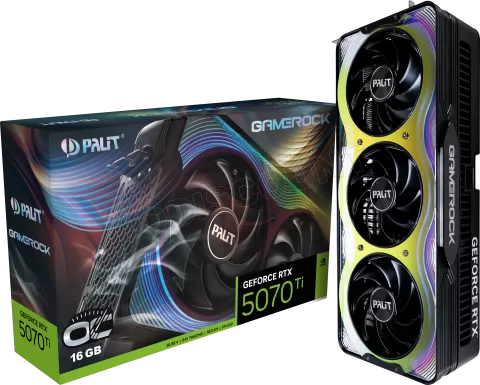 Photo de Carte Graphique Palit GeForce RTX 5070 Ti GameRock OC