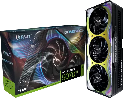 Photo de Carte Graphique Palit GeForce RTX 5070 Ti GameRock