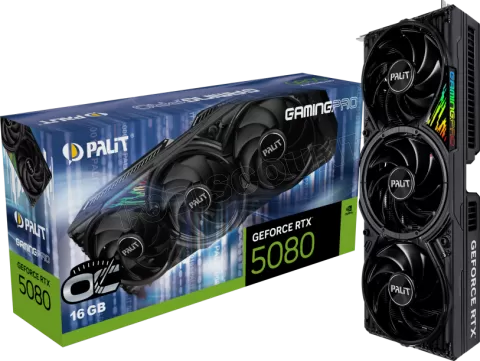 Photo de Carte Graphique Palit GeForce RTX 5080 GamingPro OC