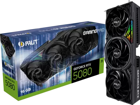 Photo de Carte Graphique Palit GeForce RTX 5080 GamingPro