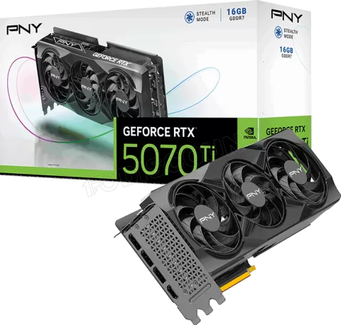 Photo de Carte Graphique PNY GeForce RTX 5070 Ti Triple Fan