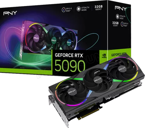 Photo de Carte Graphique PNY GeForce RTX 5090 Epic-X Triple Fan