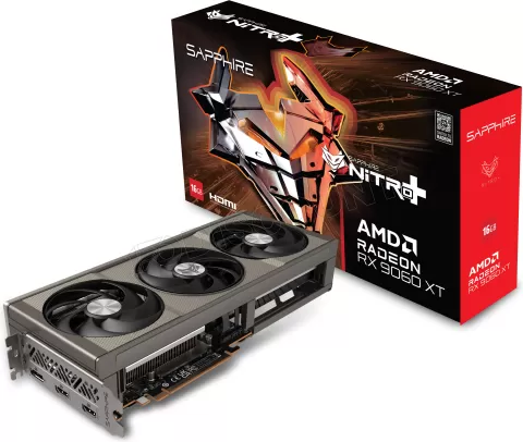 Photo de Carte Graphique Sapphire Radeon RX 9060 XT Nitro+ Gaming OC 16Go