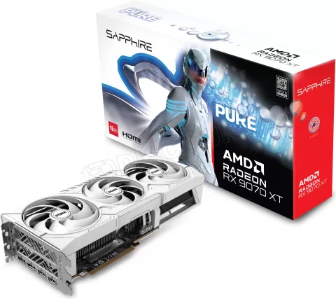 Photo de Carte Graphique Sapphire Radeon RX 9070 Pure Gaming OC