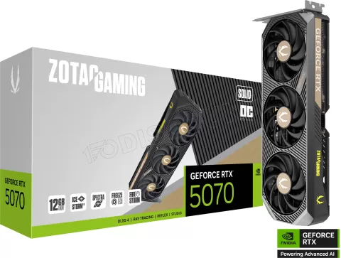 Photo de Carte Graphique Zotac Gaming GeForce RTX 5070 Solid OC