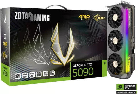 Photo de Carte Graphique Zotac GeForce RTX 5090 Amp Extreme Infinity