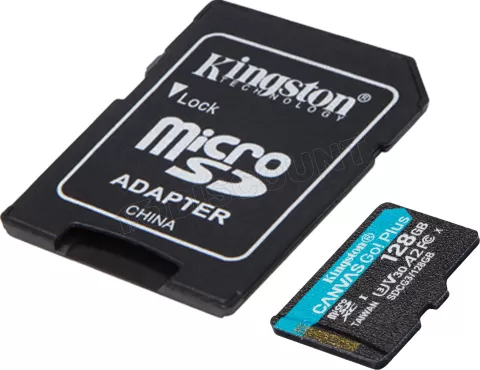 Photo de Carte mémoire Micro SD Kingston Canvas Go! Plus - 128Go