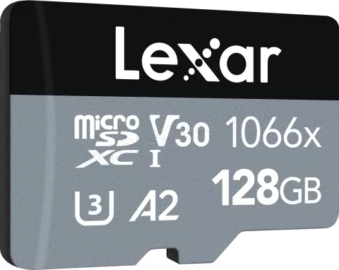 Photo de Carte mémoire Micro SD Lexar 1066x - 128Go avec adaptateur