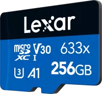 Photo de Micro SD Lexar 633x - 256Go